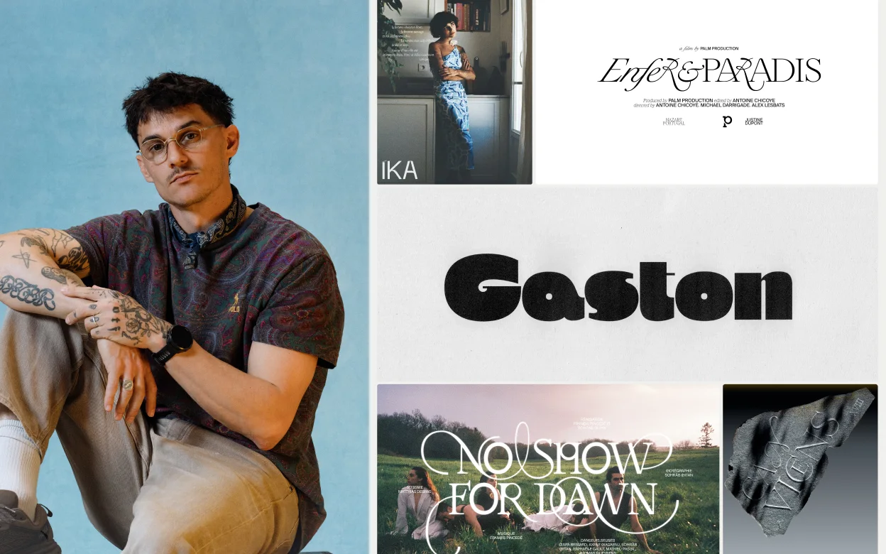 Julien Fesquet - Brand and type designer alongside his creative work